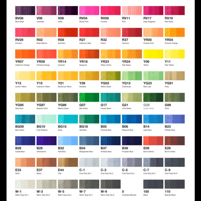 Amsterdam Acrylic Paint Color Chart - Paint Color Ideas