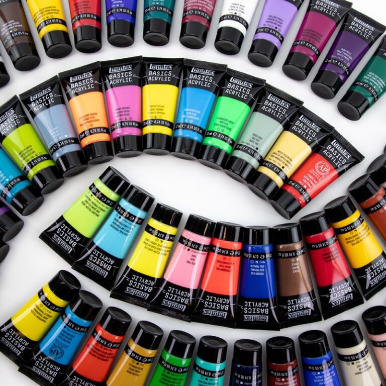 Liquitex Basics Acrylic Paint Color Chart - Paint Color Ideas