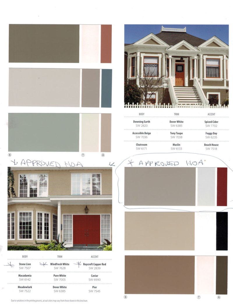 Sherwin Williams Exterior Color Combinations Paint Color Ideas
