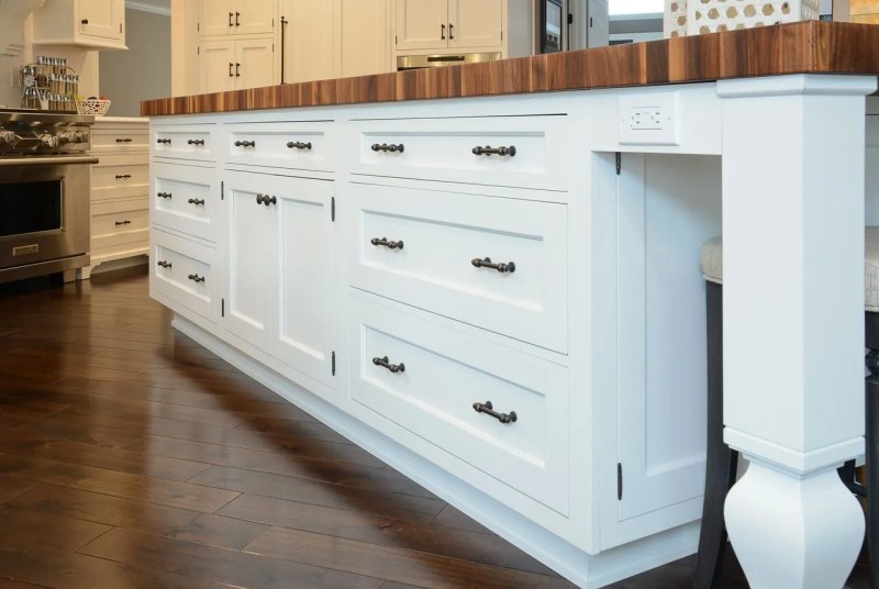 White With Butcher Block Paint Color Ideas