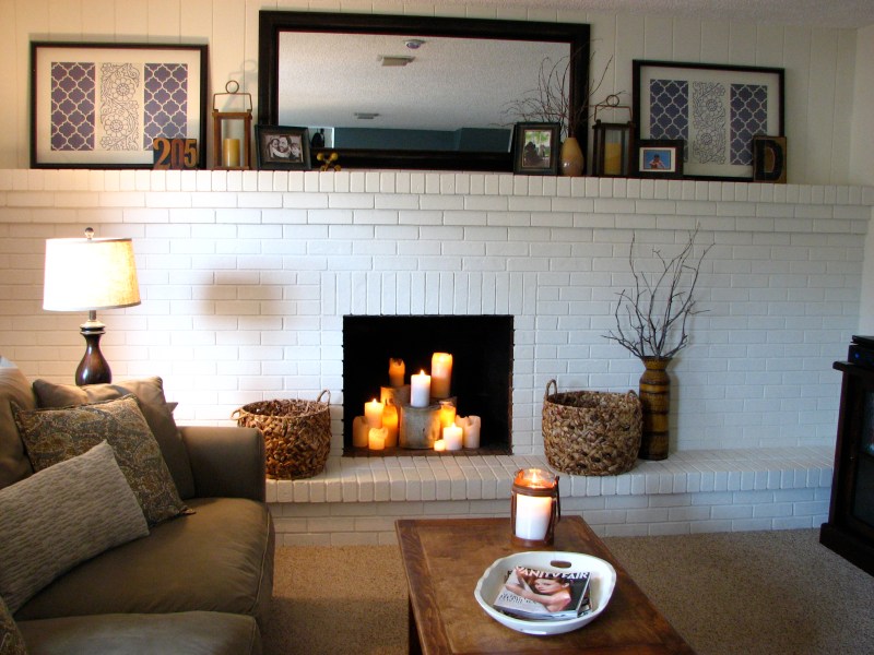 Ways To Paint Brick Fireplace Paint Color Ideas