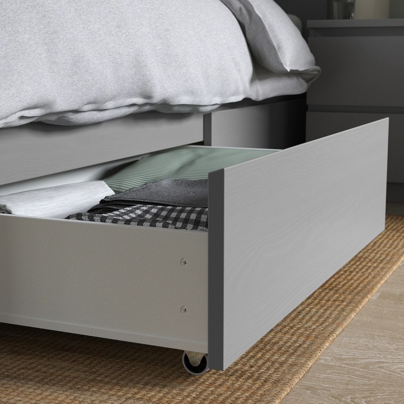 Ikea Malm Queen Bed With 2 Drawers Paint Color Ideas