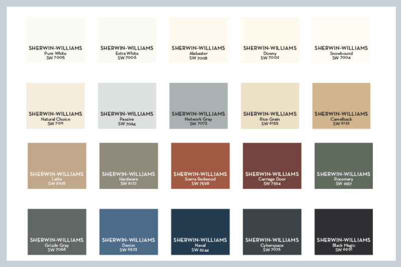Best Sherwin Williams Farmhouse Colors Paint Color Ideas