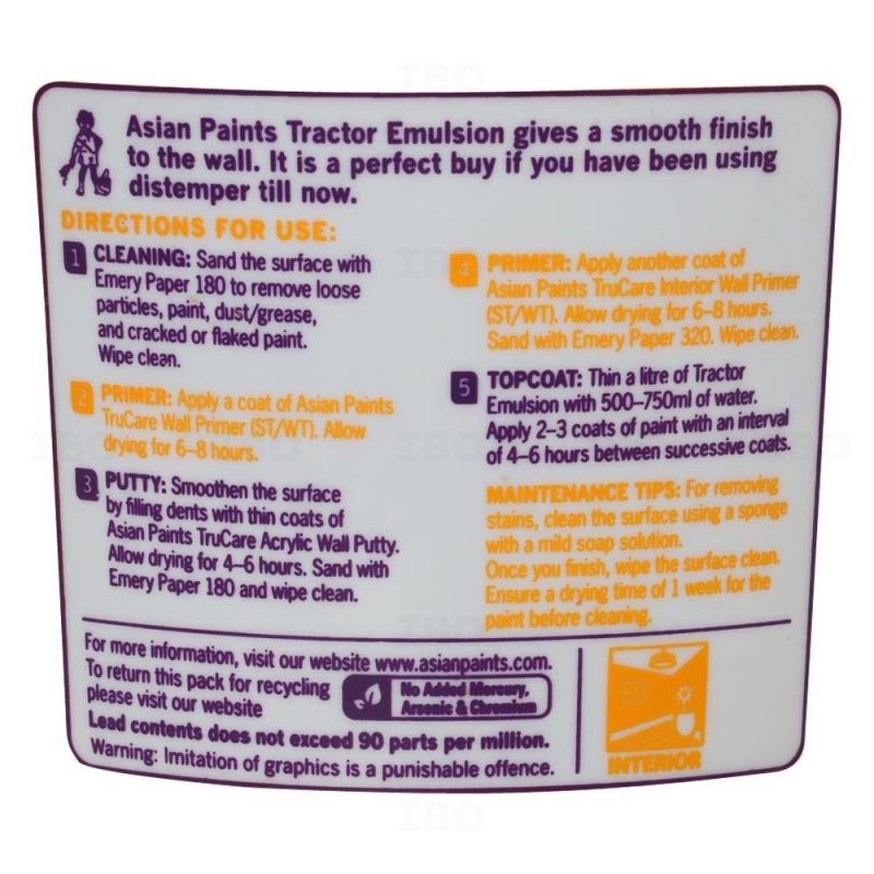 Asian Paints Tractor Emulsion Price Paint Color Ideas