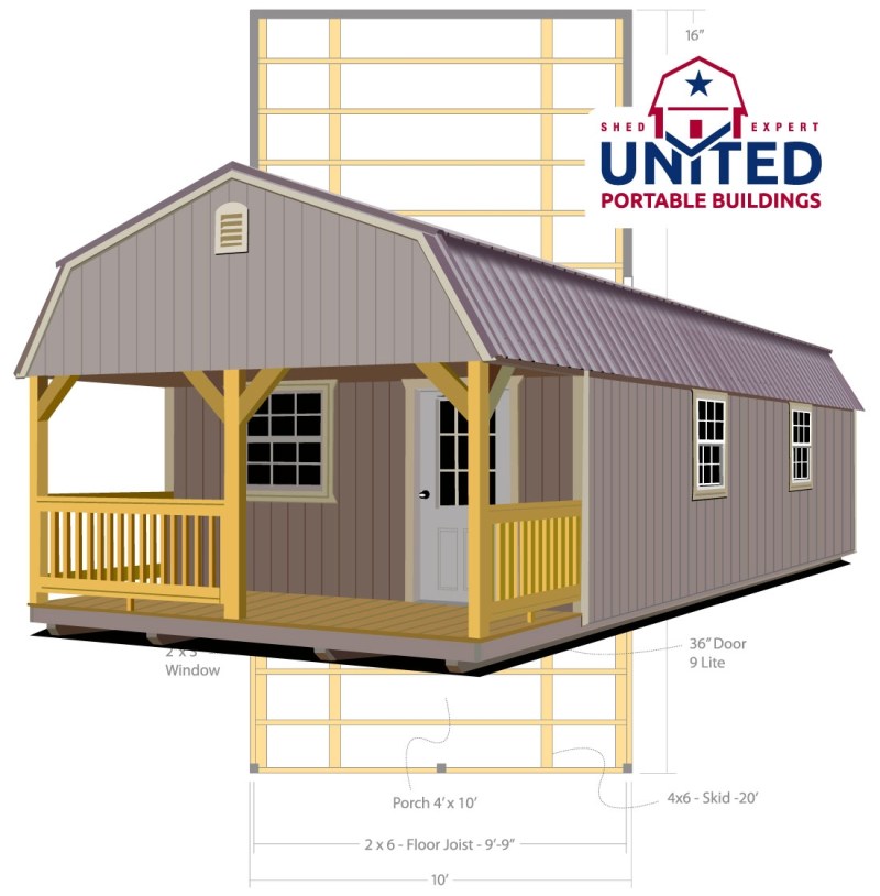 Deluxe Lofted Barn Cabin Floor Plans - Paint Color Ideas