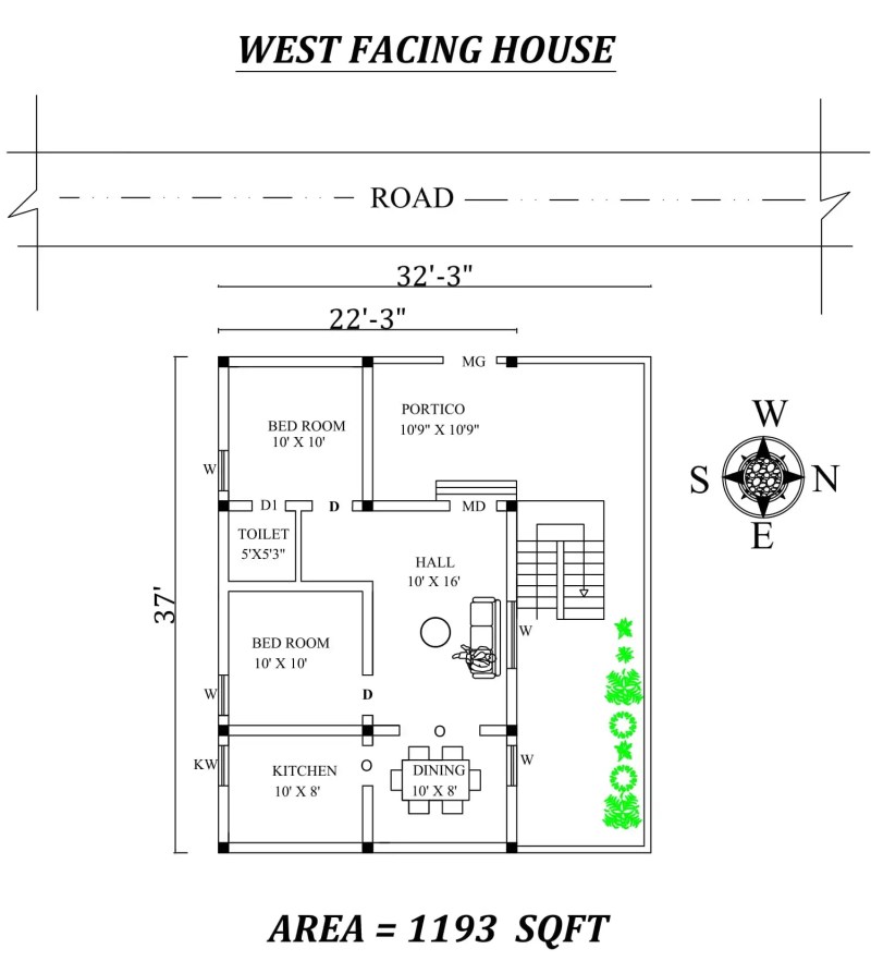 32 X 32 House Plans - Paint Color Ideas