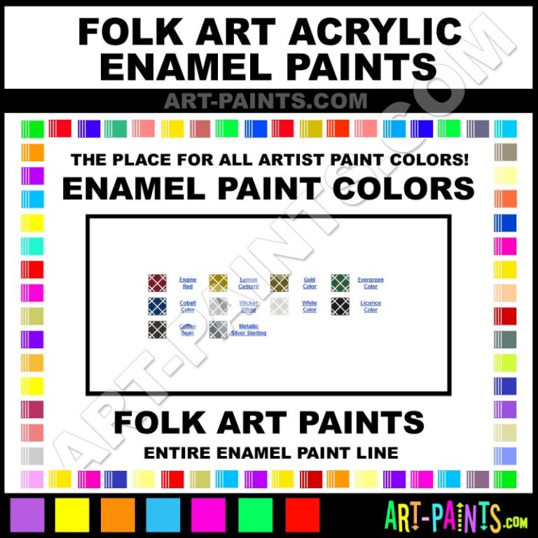 Folkart Paint Color Chart Paint Color Ideas