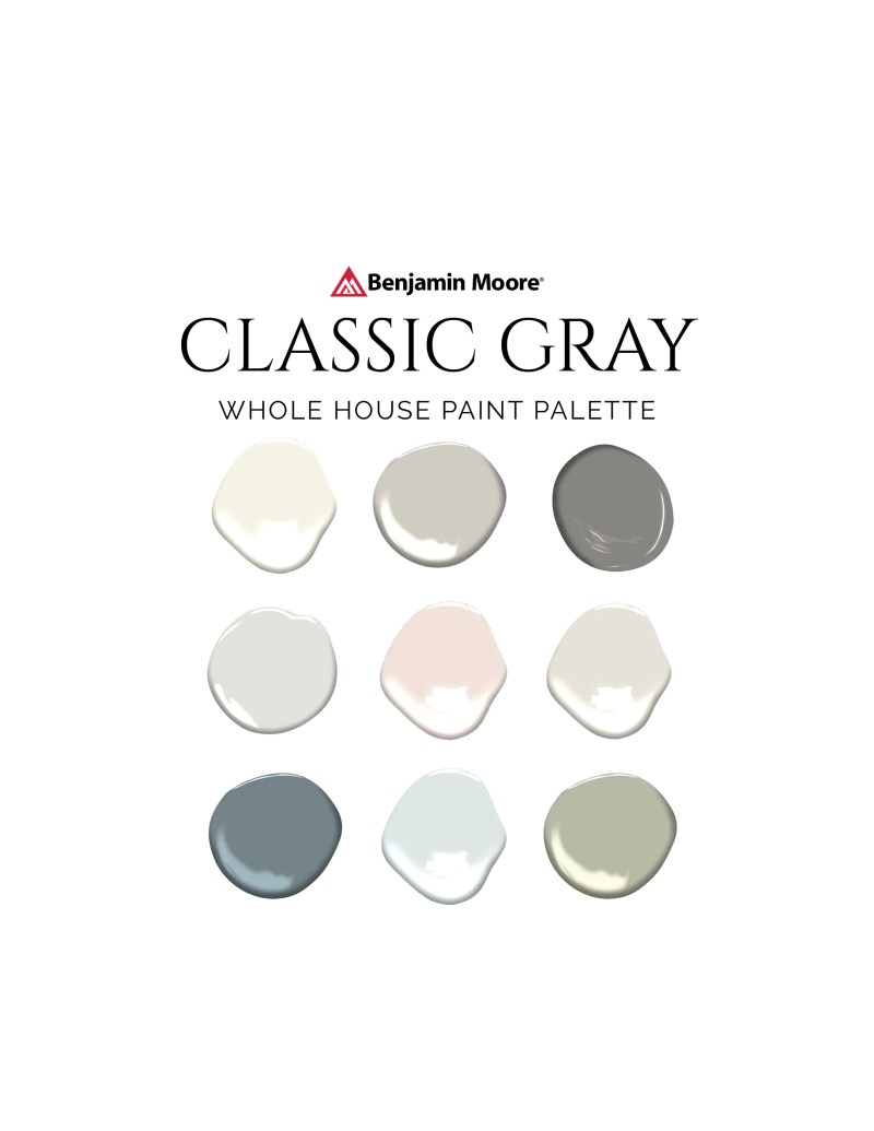 Benjamin Moore Classic Grey Oc 23 - Paint Color Ideas