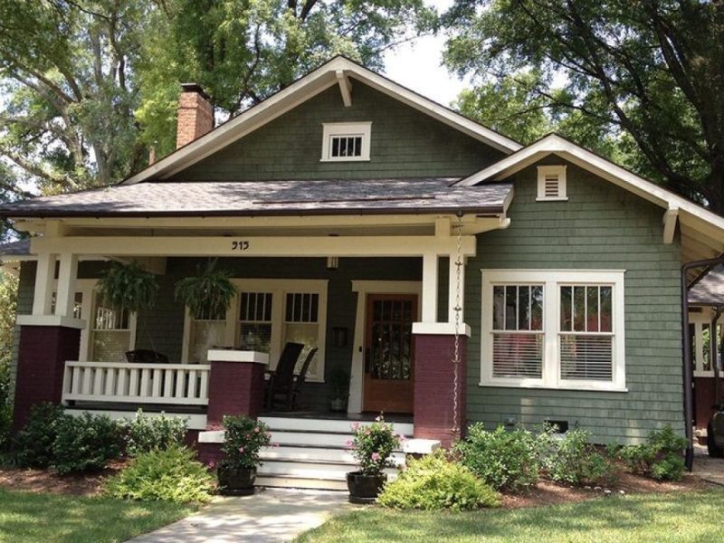 Craftsman Style Home Exterior Paint Colors - Paint Color Ideas