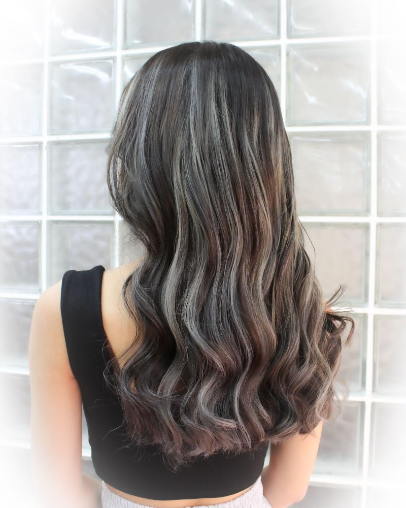 Grey Hair Dye With Purple Undertone Paint Color Ideas