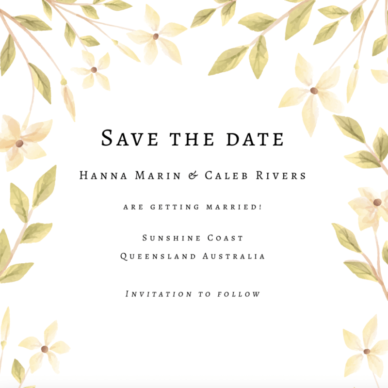 Save The Date Email Template Paint Color Ideas