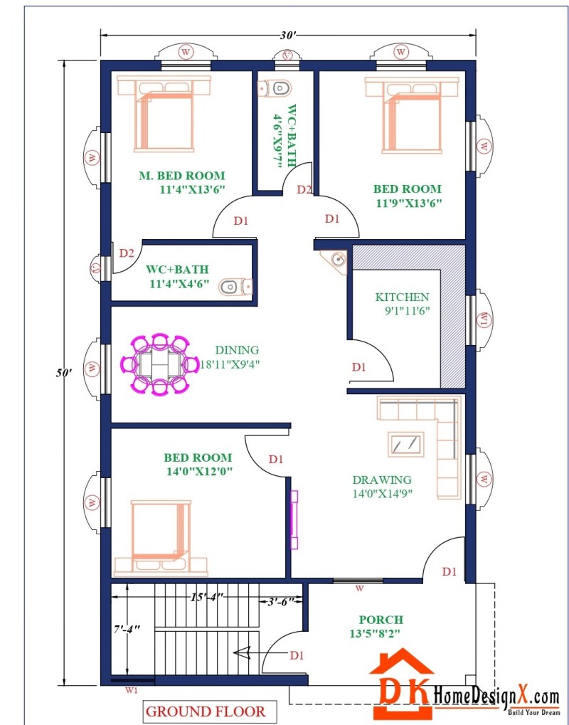 Low Cost House Designs And Floor Plans - Paint Color Ideas