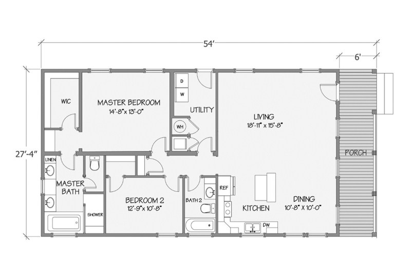 Steel Building Home Floor Plans - Paint Color Ideas
