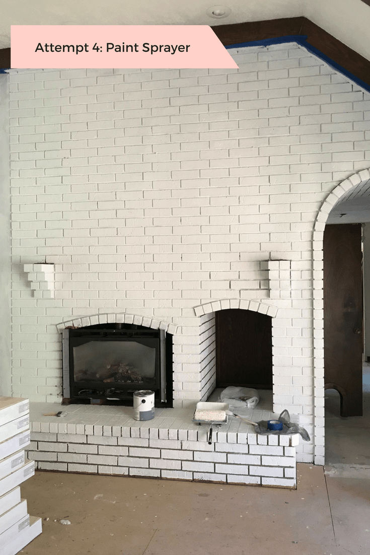 Spray Paint For Brick Fireplace Paint Color Ideas