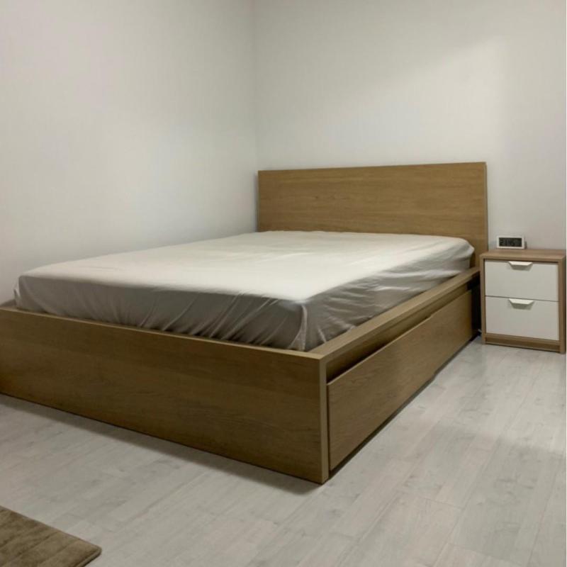 Ikea Malm Queen Bed Frame With Drawers Paint Color Ideas