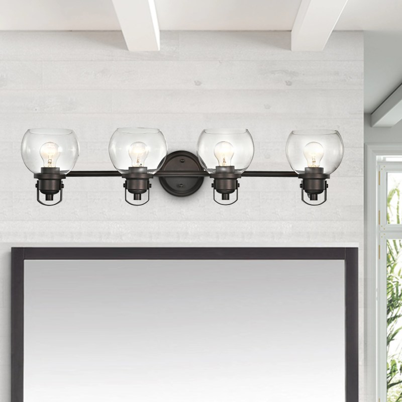 Brushed Bronze Bathroom Light Fixtures Paint Color Ideas