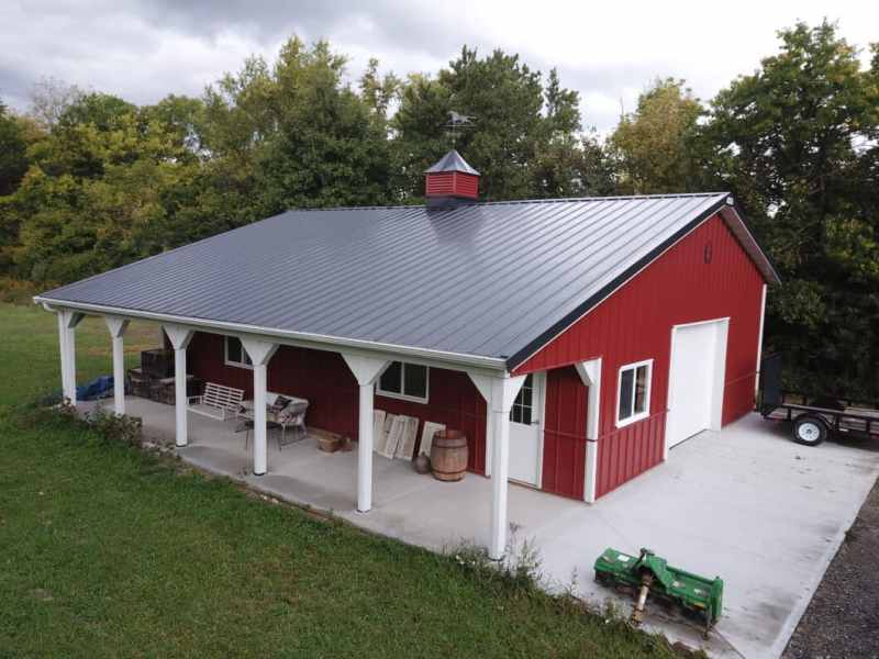 24 X 30 Pole Barn Plans - Paint Color Ideas