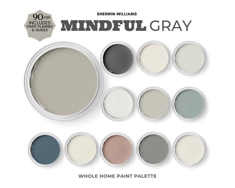 Mindful Gray Paint Sherwin Williams - Paint Color Ideas